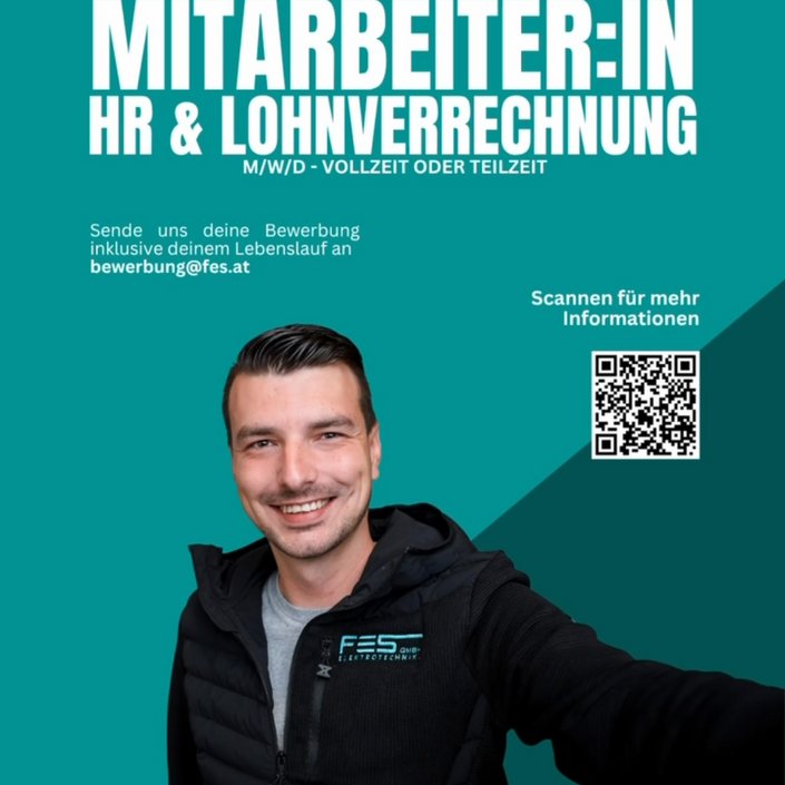 ⚡ FES. Jobs mit Spannung.
Wir suchen Verstärkung!
Du hast Organisation im Griff, arbeitest gerne mit Menschen und Zahlen...