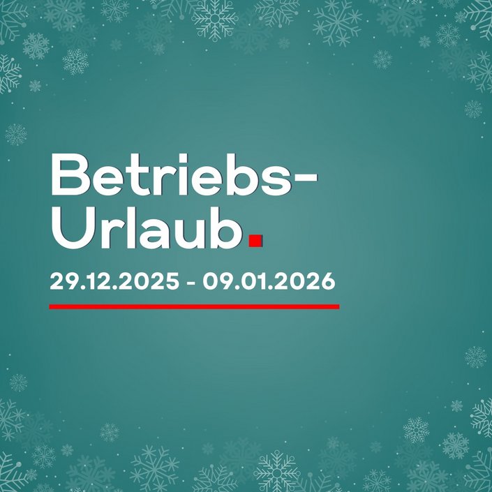 Ein wichtiger Hinweis vorab:
📍Betriebsurlaub
Wir machen eine kurze Pause:
🗓29.12. - 09.01.
Ab 12.01. sind wir wieder wie...